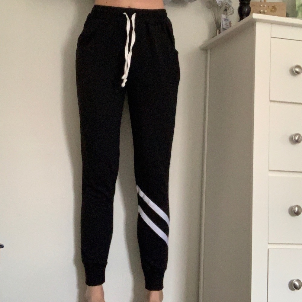 Black joggers